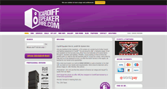 Desktop Screenshot of cardiffspeakerhire.com